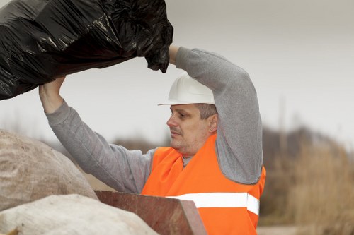 Customer consulting with clearance service